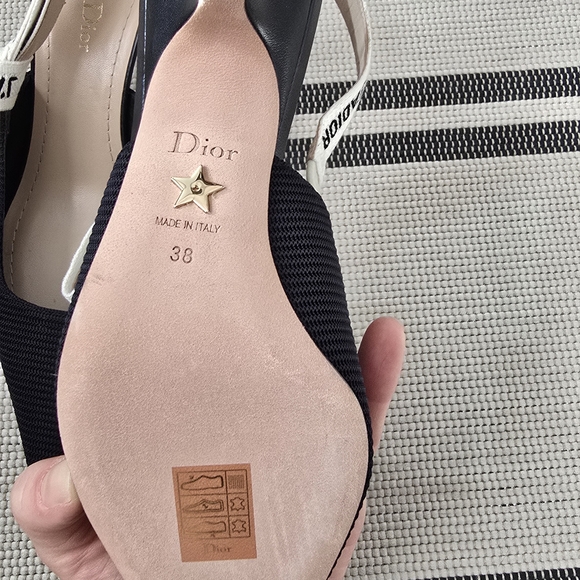 Dior J'Adior Black Slingback Pumps - Picture 5 of 5